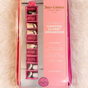 Juicy Couture Pink 10-Shelf Closet Organizer